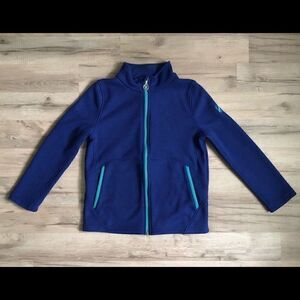 Spyder Girls Blue Zip Up Sweatshirt/Jacket Sz L